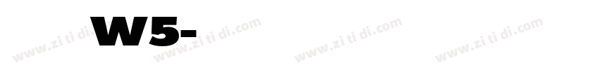腾祥瀛宋简 W5字体转换